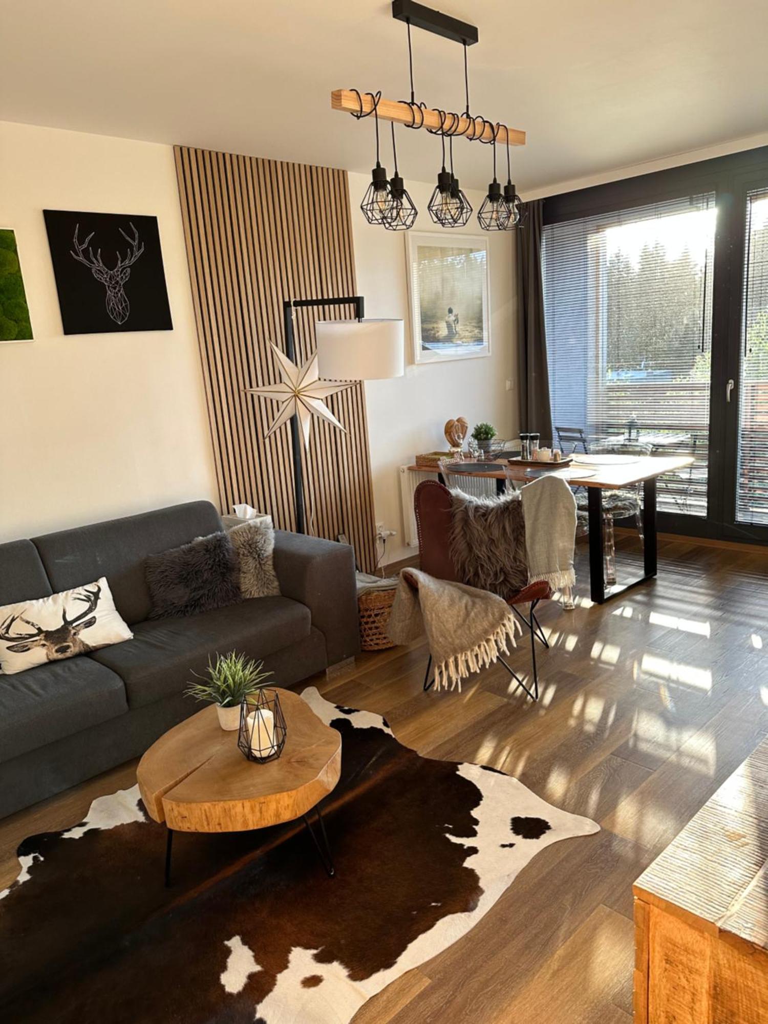 U Jelena Harrachov - Rodinny Apartman U Lesa S Garazi Экстерьер фото